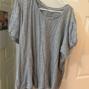 Maurice’s 3x Striped Black and White Women's Top